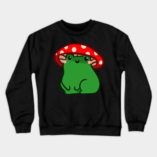 Kawaii Mushroom Frog Crewneck Sweatshirt